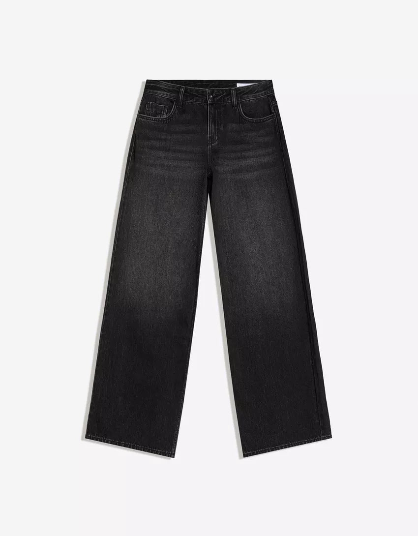 Frida Low Rise Wide Leg Jeans