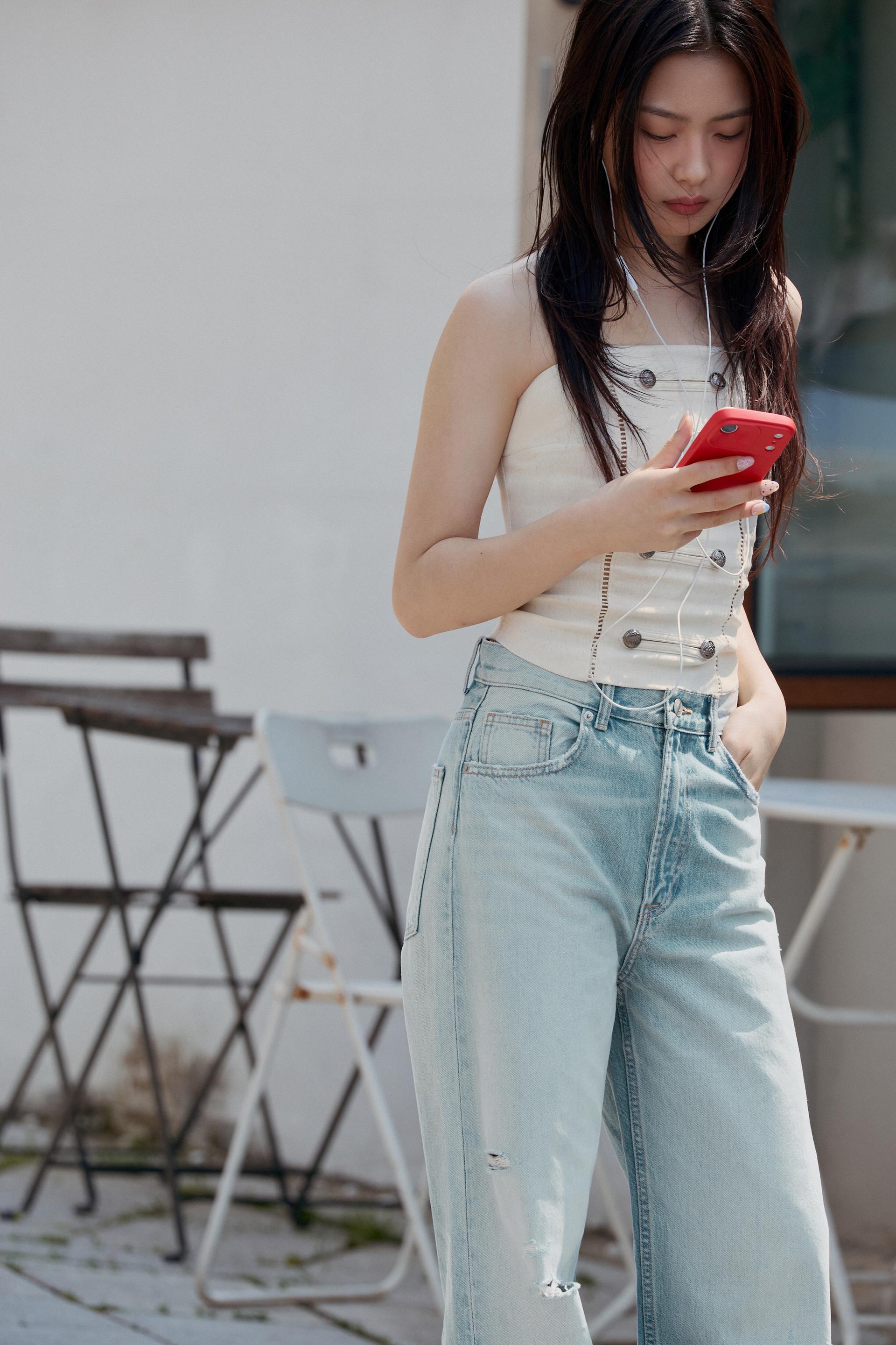 Fiona Wide-Leg Jeans
