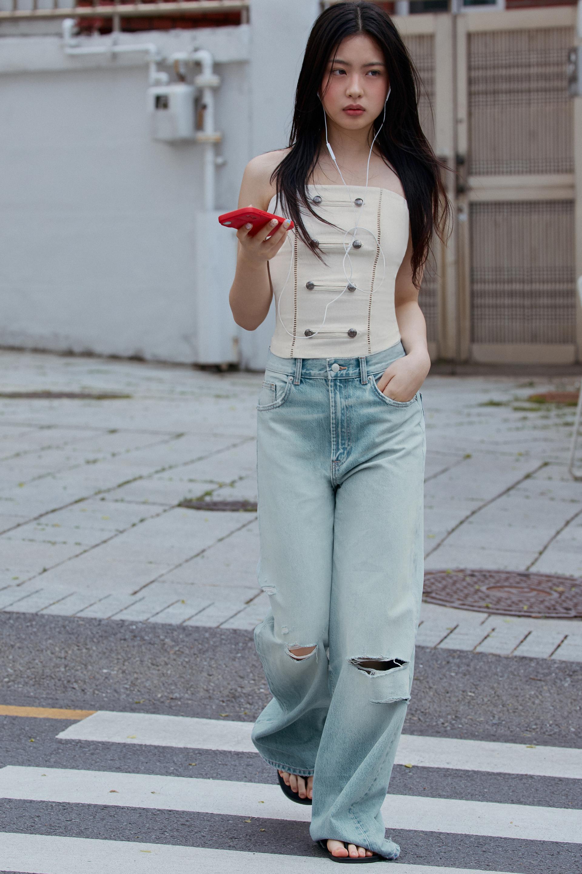 Fiona Wide-Leg Jeans