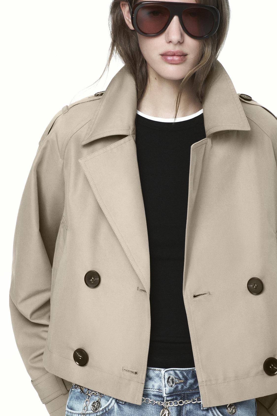 Georgia Short Trench Coat