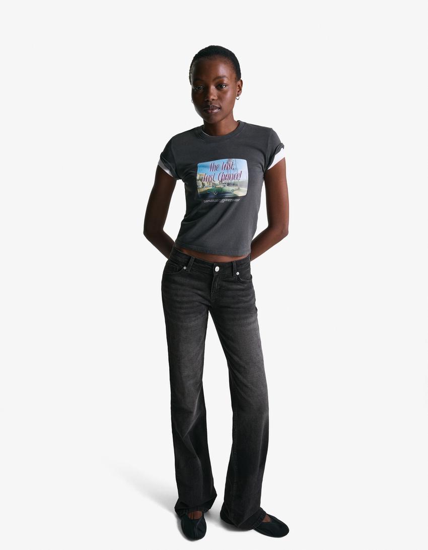 Julia Low Waist Boot-Cut Jeans