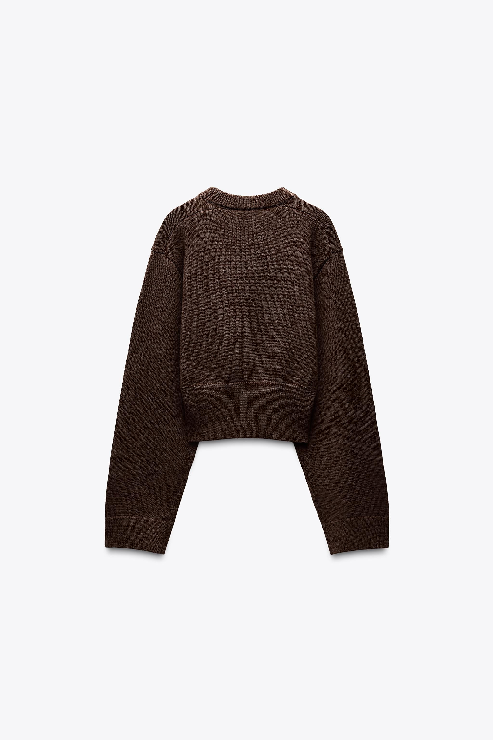 Sophie Cropped Wide Sleeve Sweater