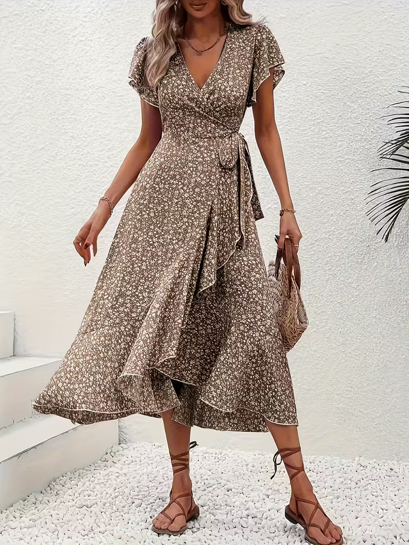 Vanessa | Tummy Covering Wrap Dress