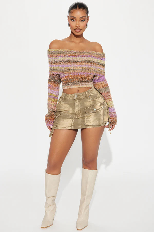 Esra Off Shoulder Sweater