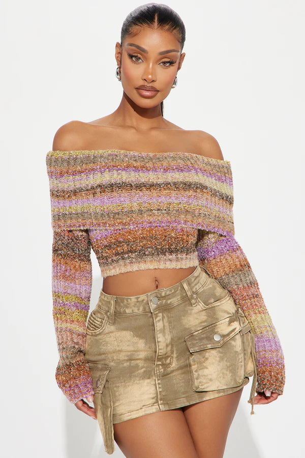 Esra Off Shoulder Sweater