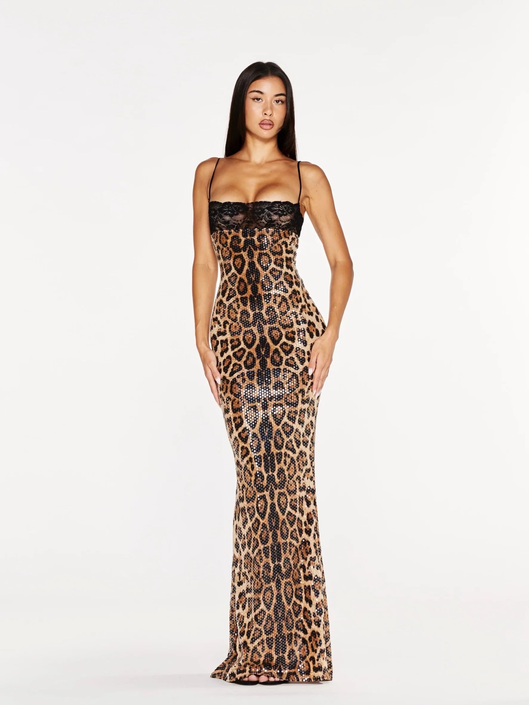 Senna Leopard Maxi Dress
