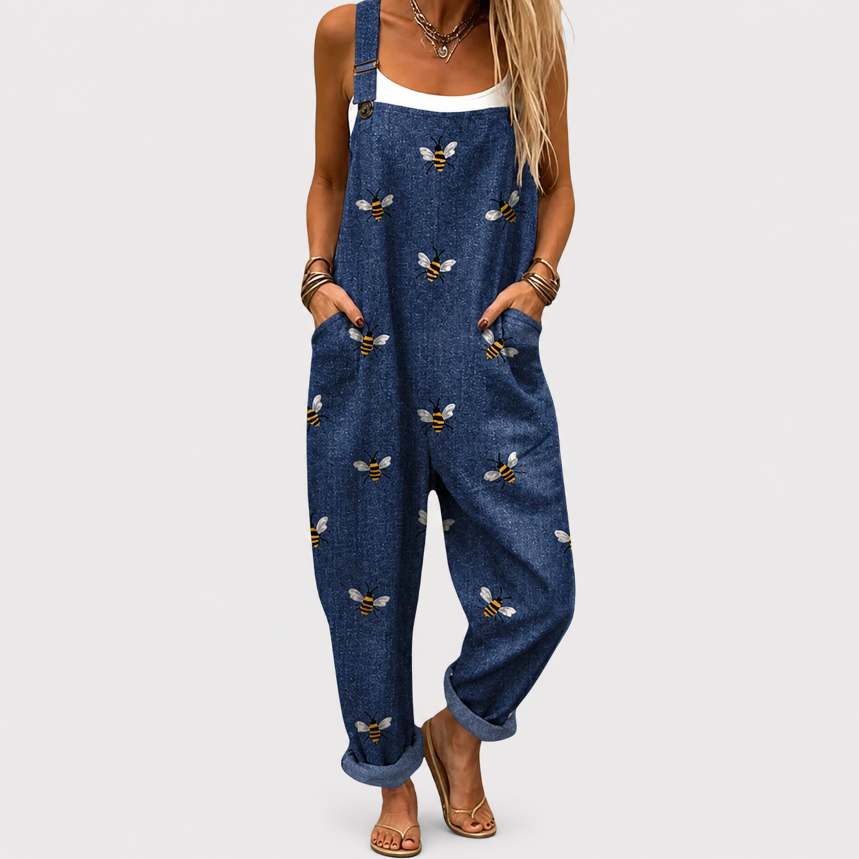 Annie | Relaxed Printed Jumpsuit