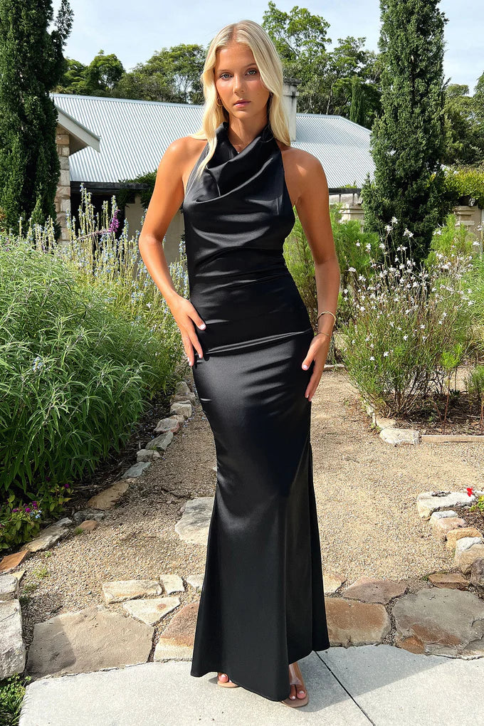 Talia Open Back Maxi Dress