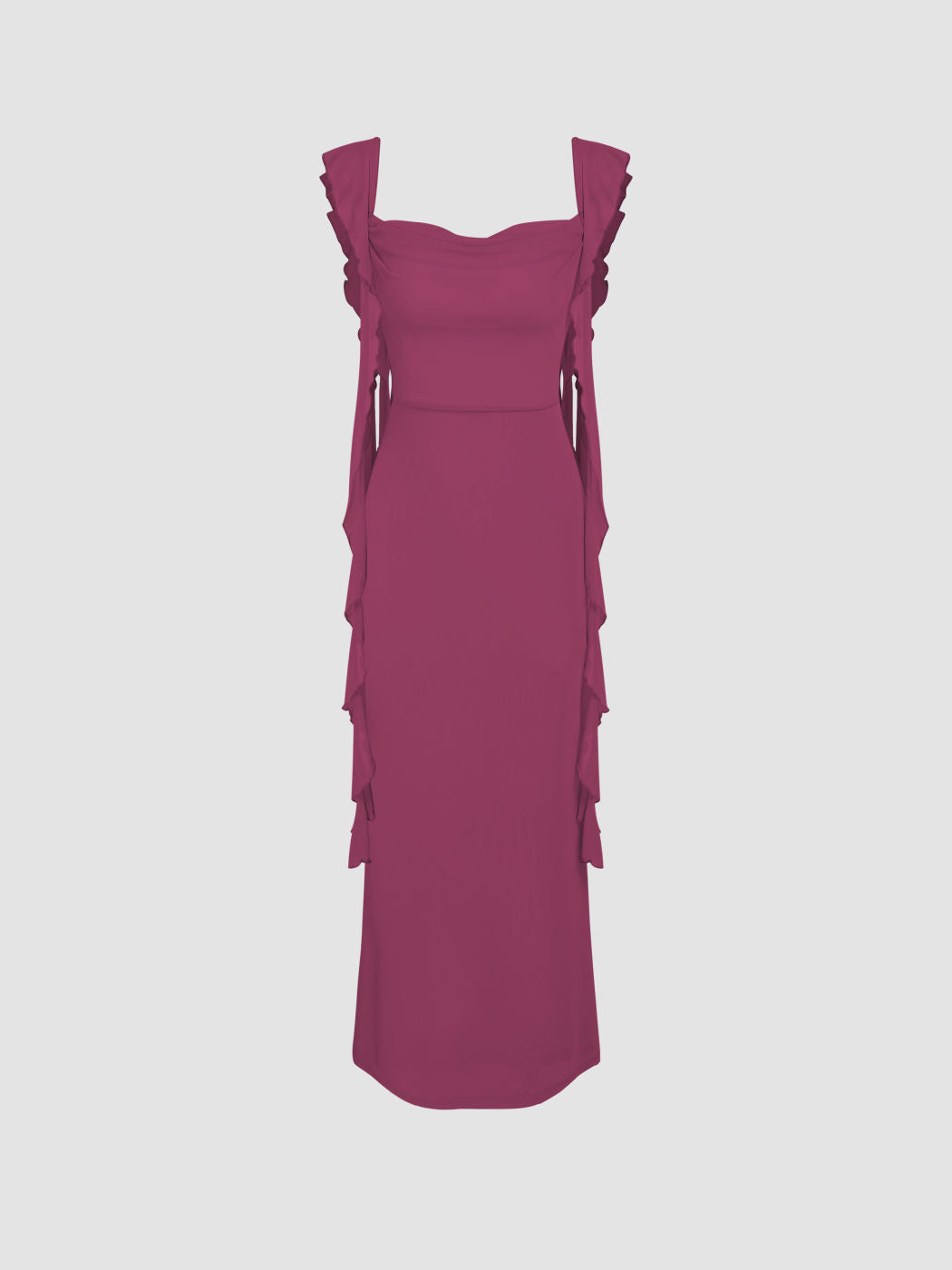 Natalia Ruffle Maxi Dress