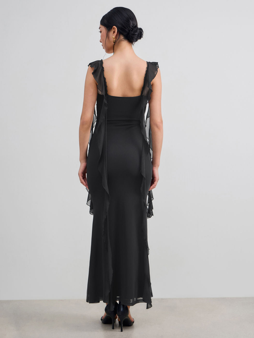 Natalia Ruffle Maxi Dress