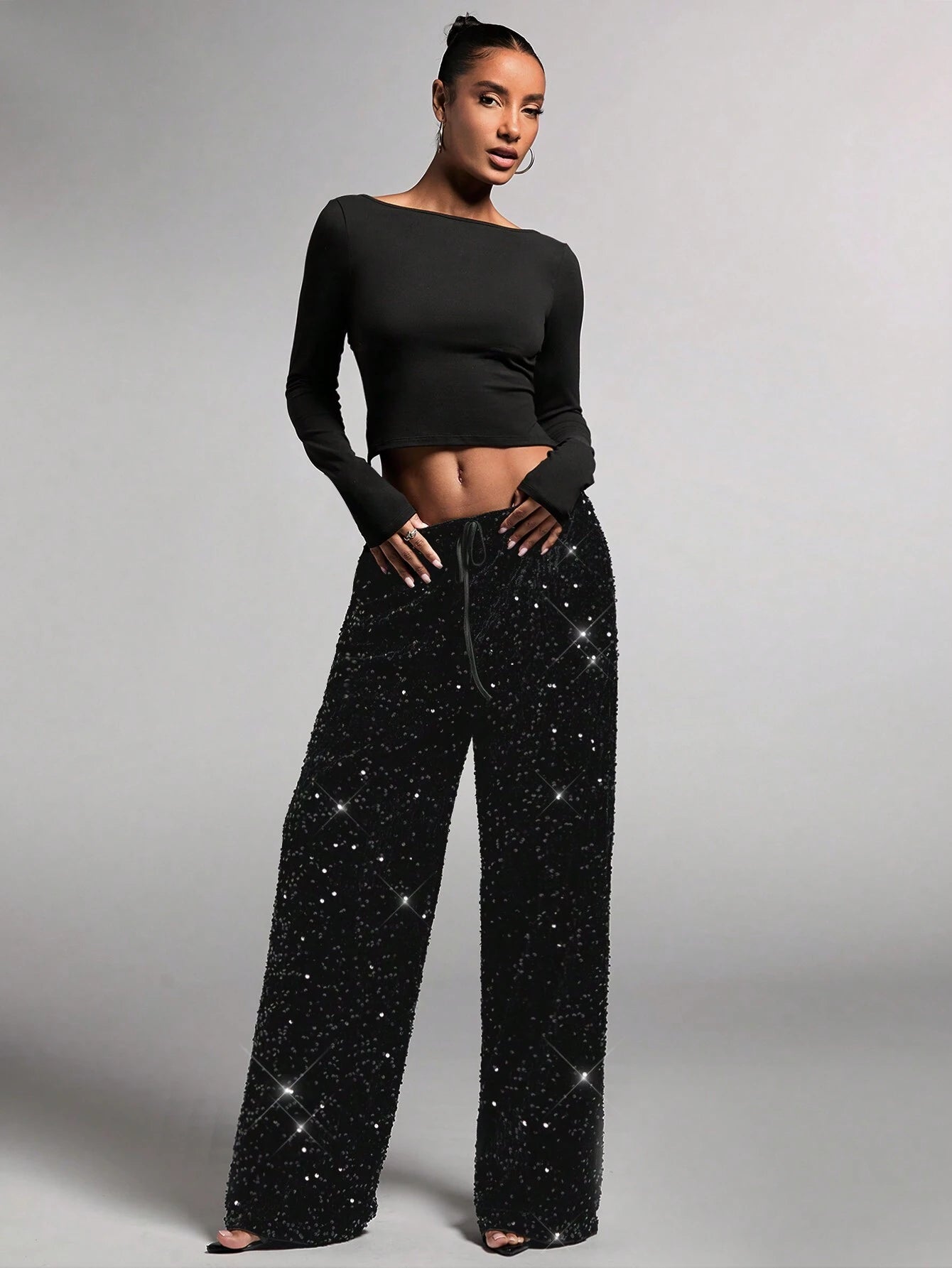 Lana Sequin Sweatpants