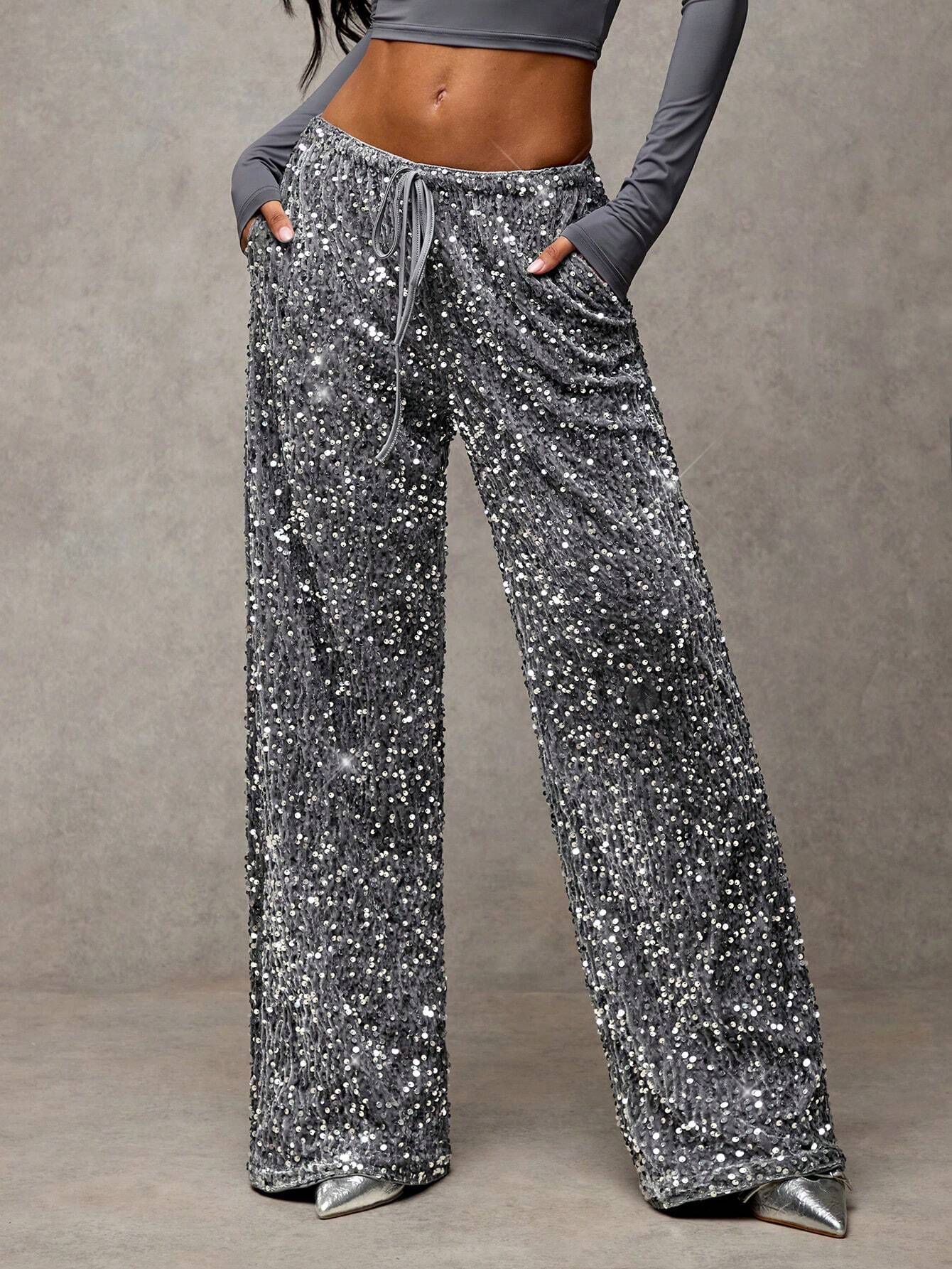 Lana Sequin Sweatpants