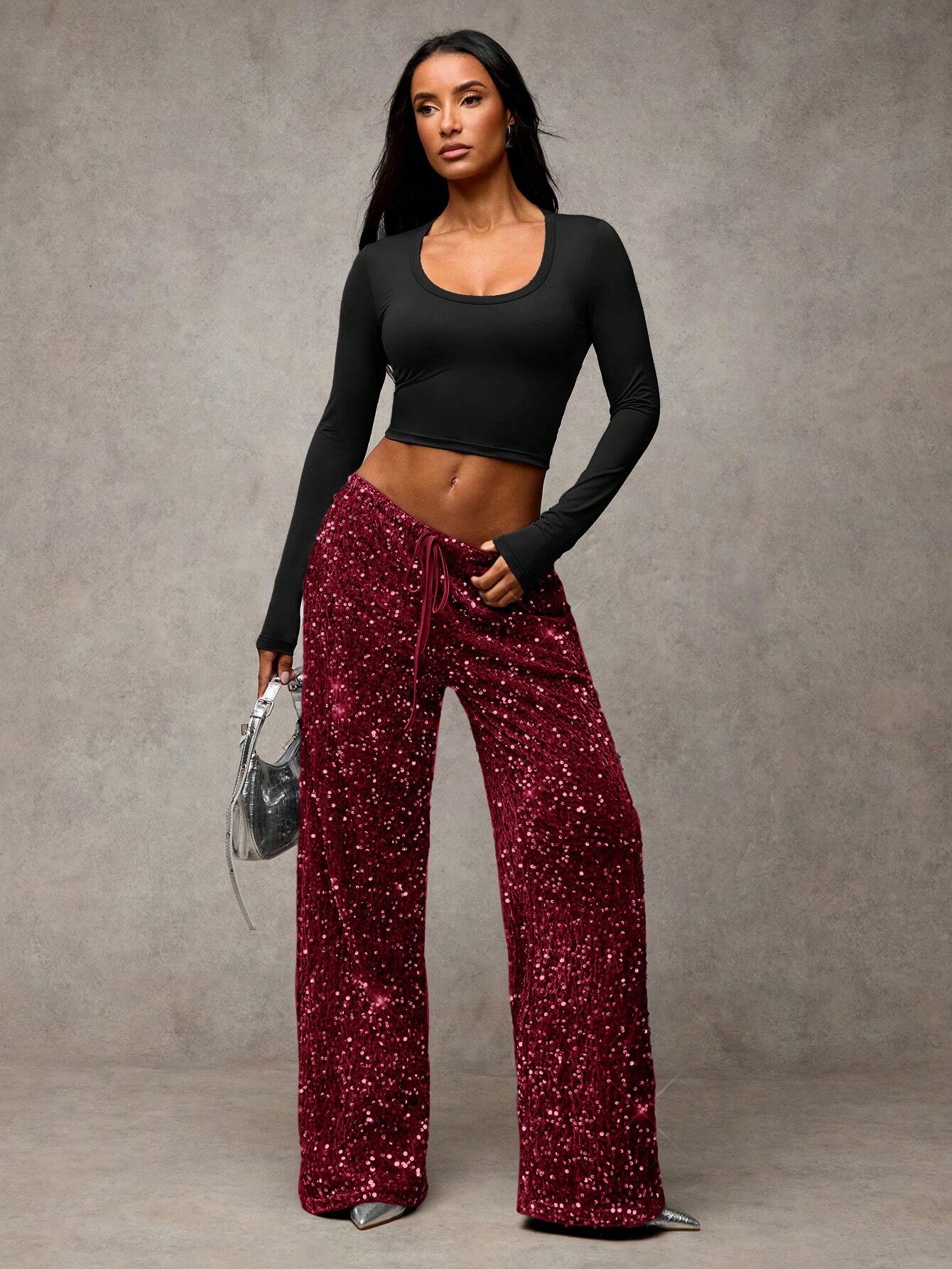 Lana Sequin Sweatpants