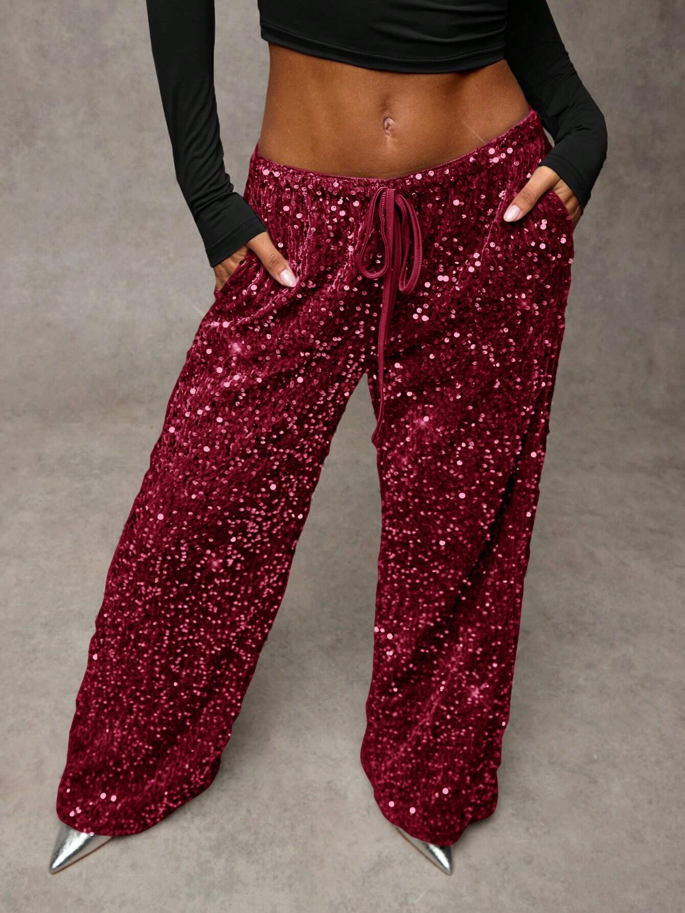 Lana Sequin Sweatpants