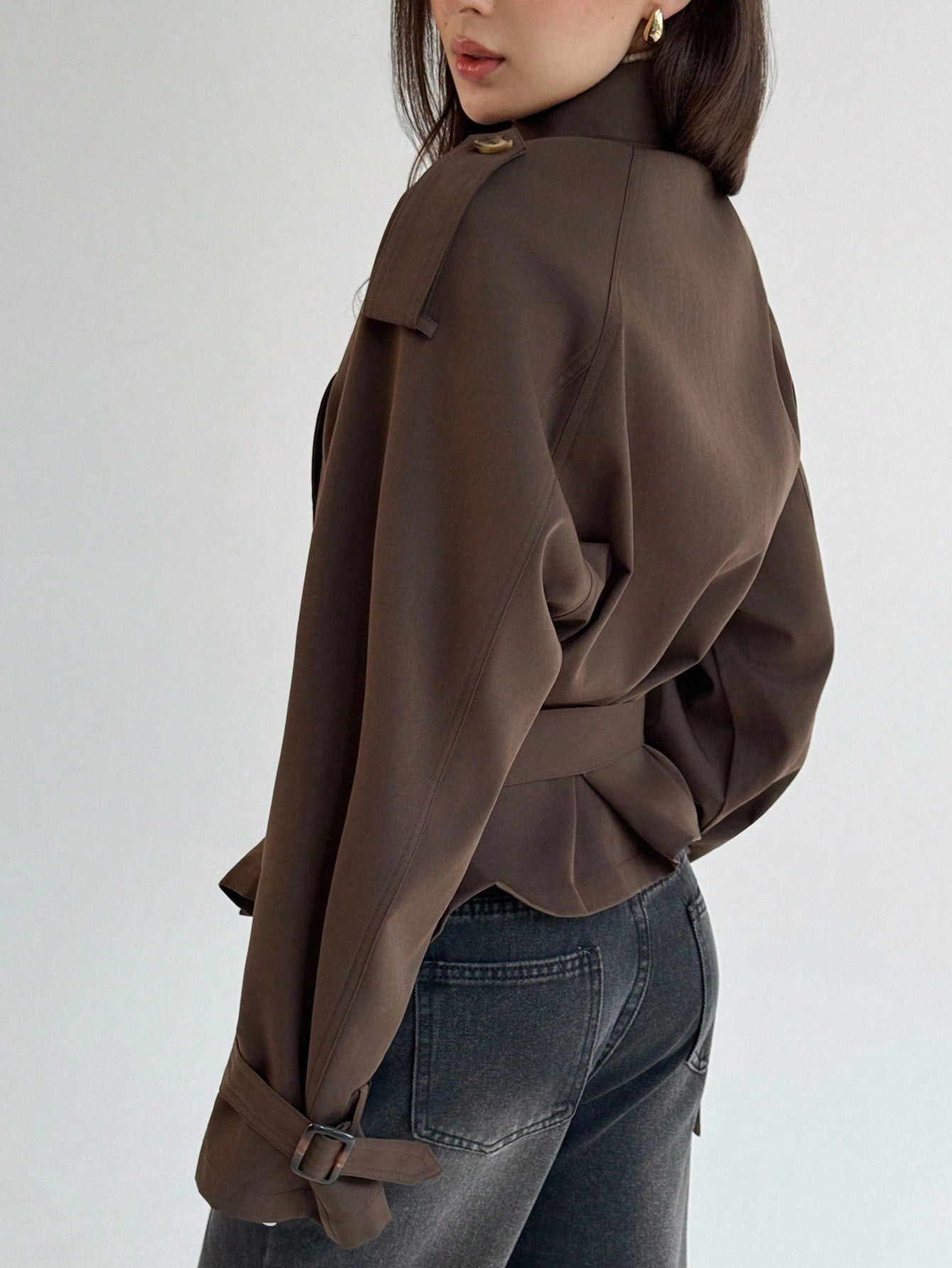 Christina Trench Coat Brown