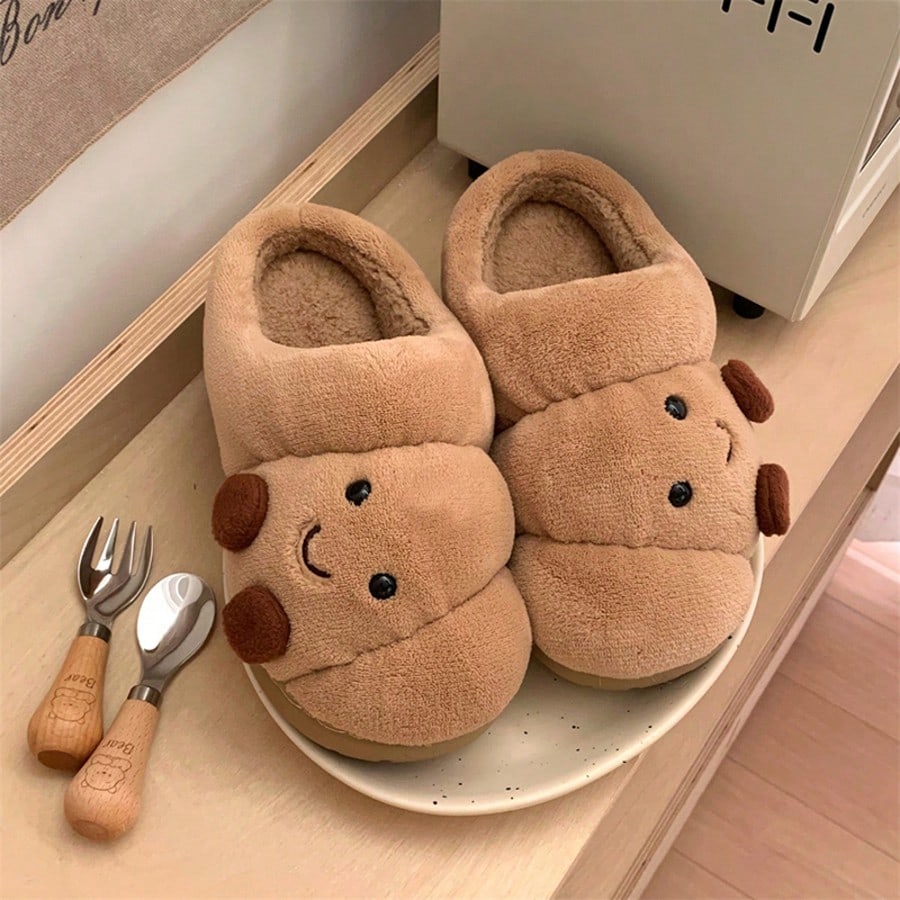 Cozy Croissant Slippers