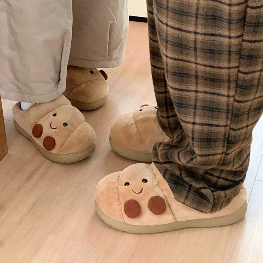 Cozy Croissant Slippers
