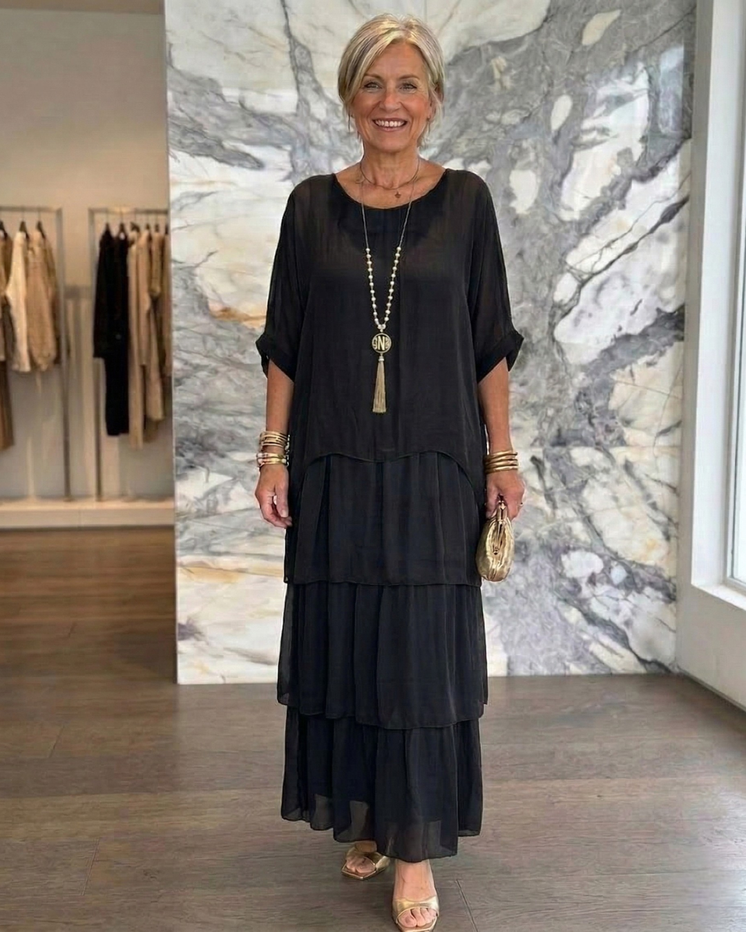 Shana Elegant Maxi Dress