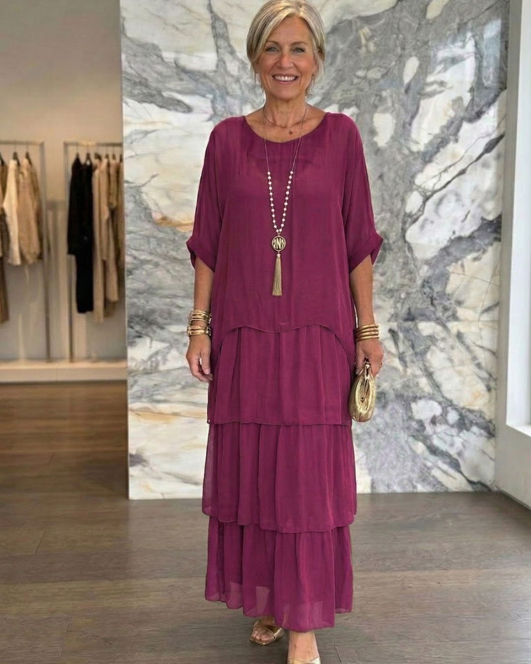 Shana Elegant Maxi Dress