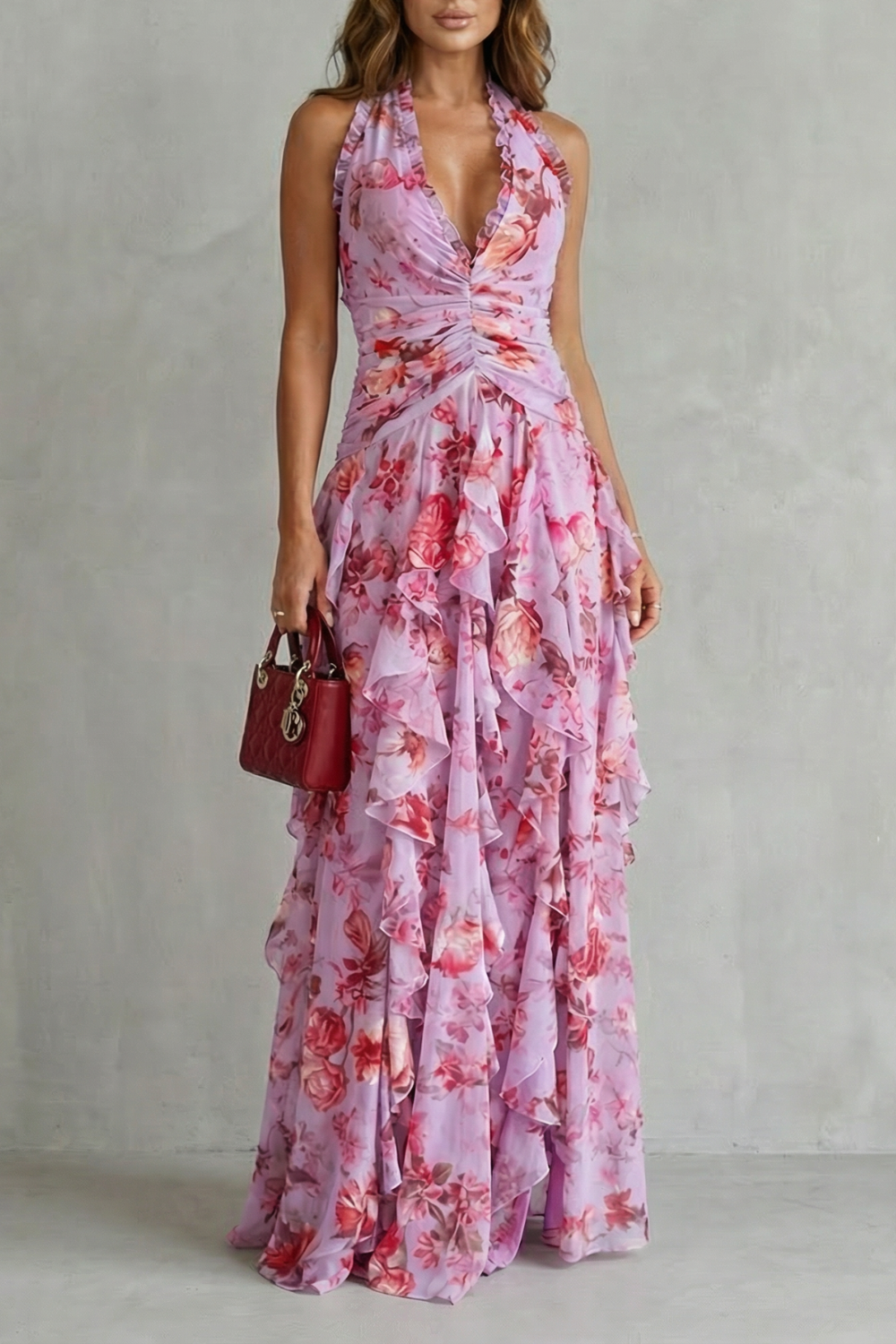 Lana Halter Maxi Dress