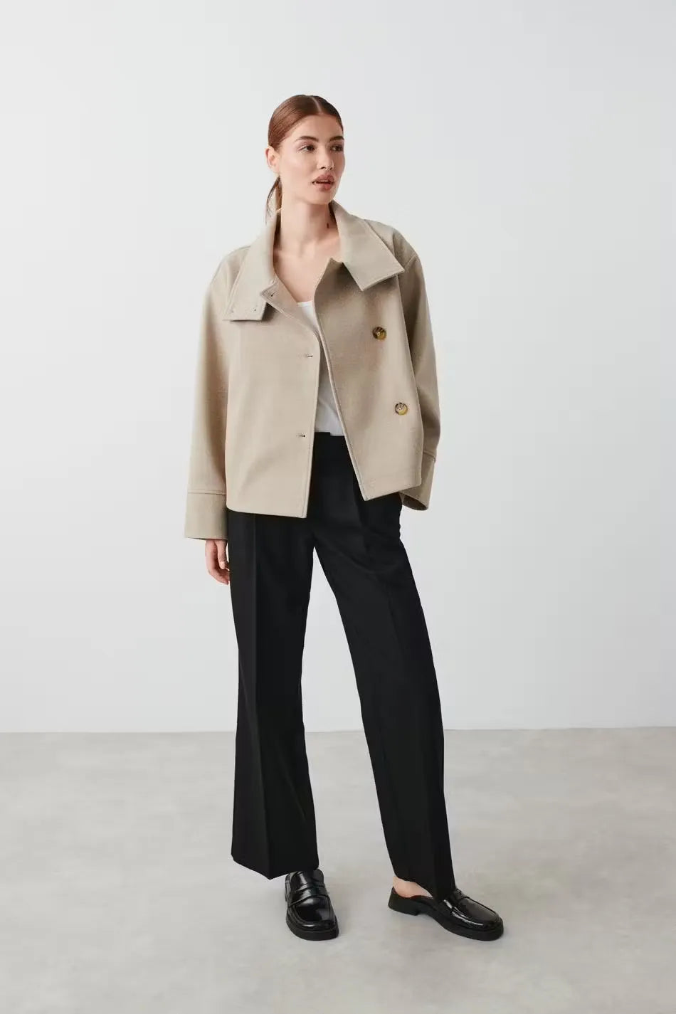 Leah Luxe Short Trench