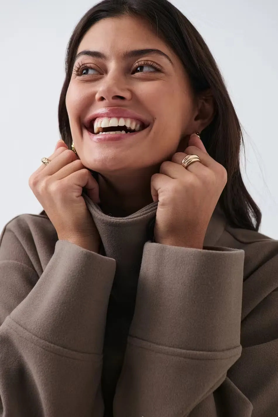 Leah Luxe Short Trench
