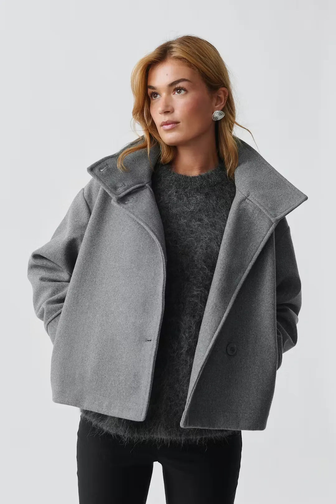 Leah Luxe Short Trench