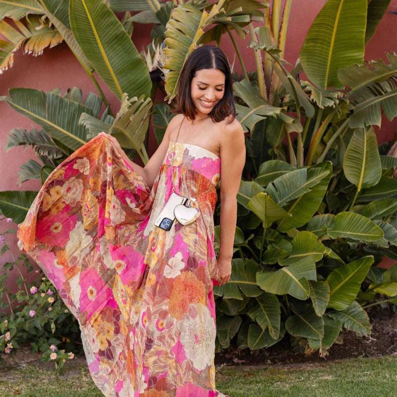 Elsa Floral Strapless Maxi Dress