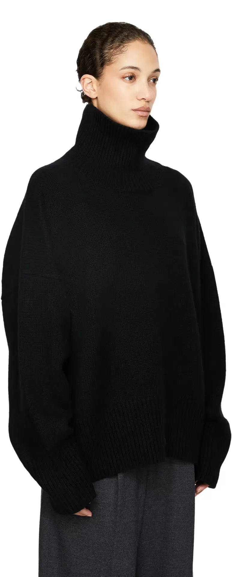 Lisa High Collar Knit Pullover