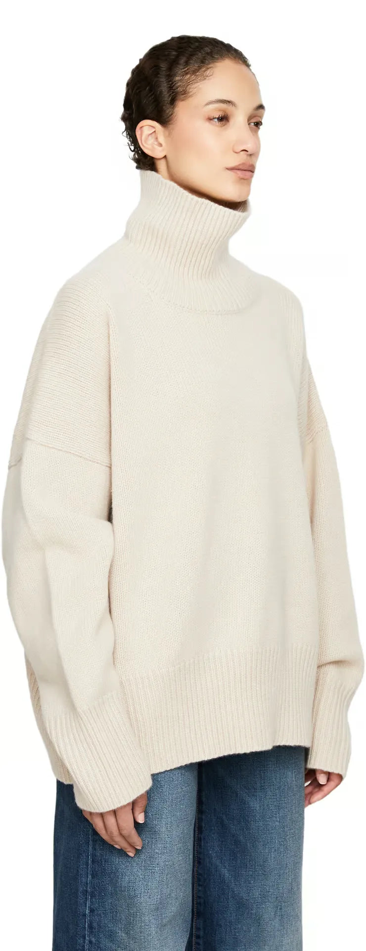 Lisa High Collar Knit Pullover