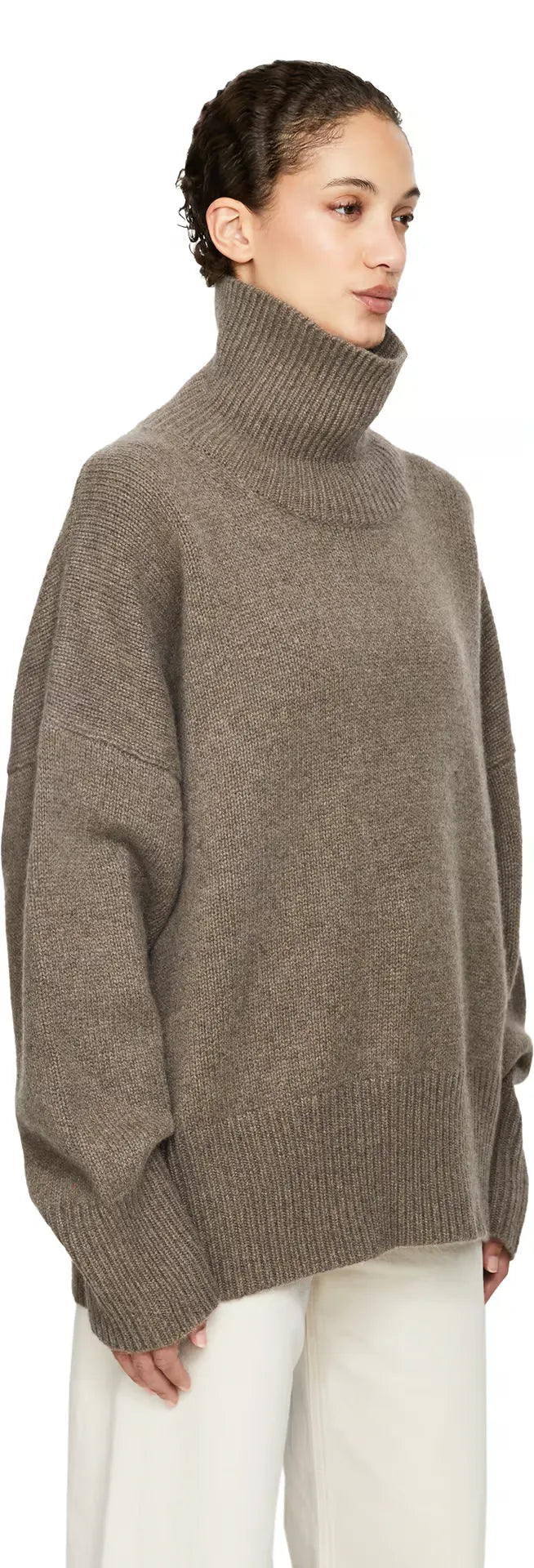 Lisa High Collar Knit Pullover