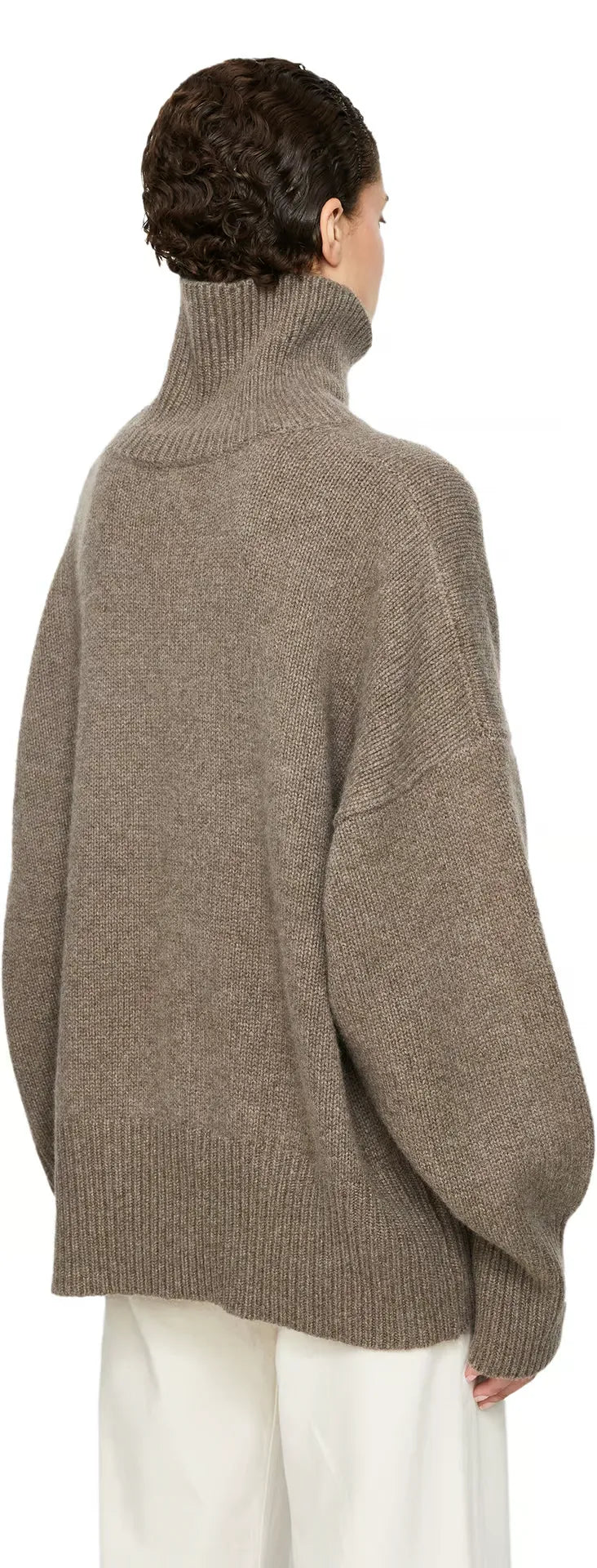 Lisa High Collar Knit Pullover