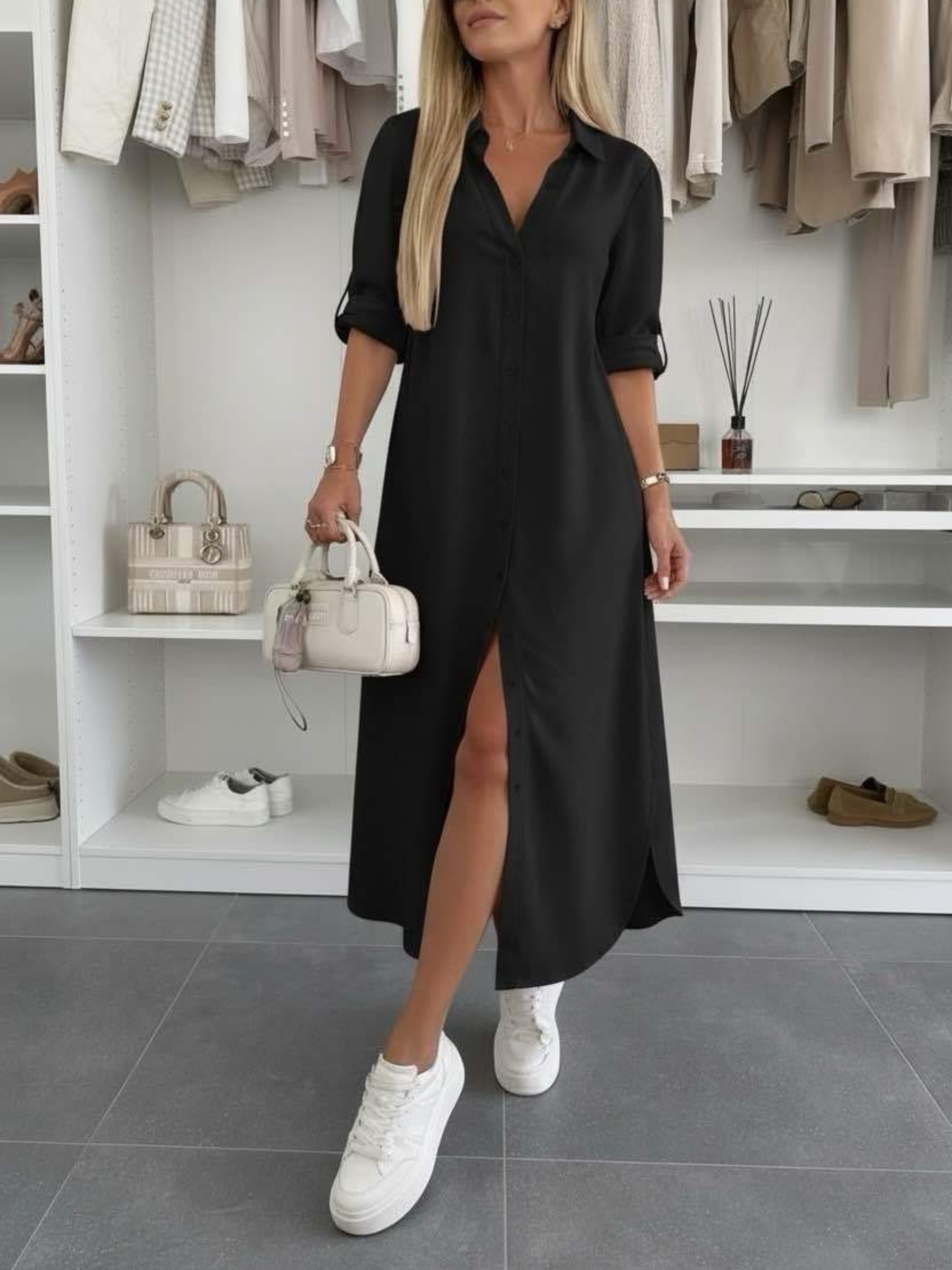 Nina Oversized Shirt Dress