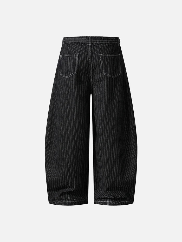 Elsie Baggy Pinstripe Jeans
