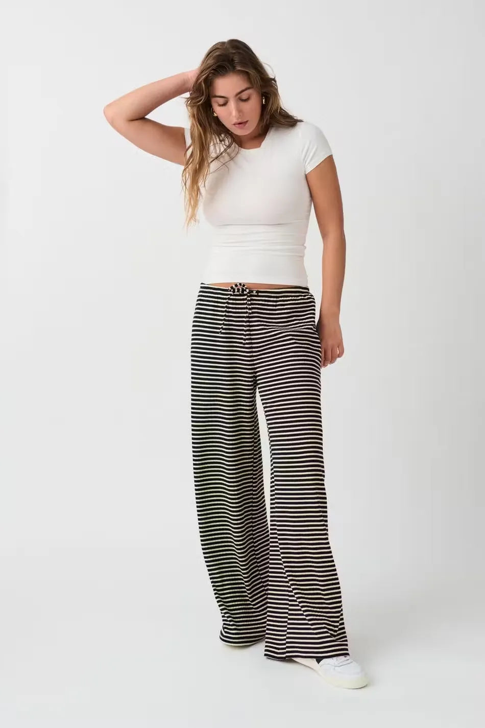 Hannah Striped Soft Pants