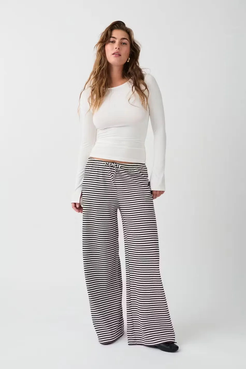 Hannah Striped Soft Pants