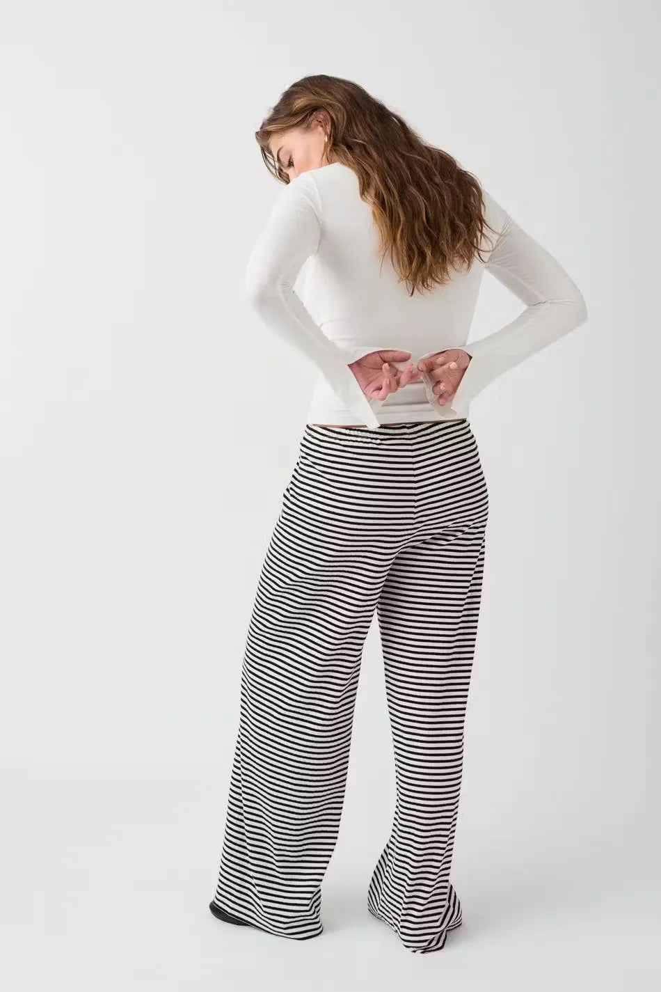 Hannah Striped Soft Pants
