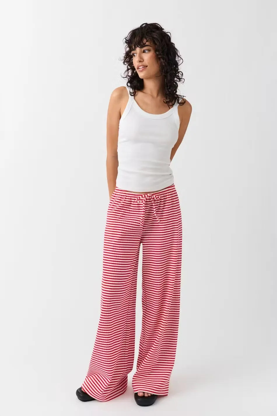 Hannah Striped Soft Pants