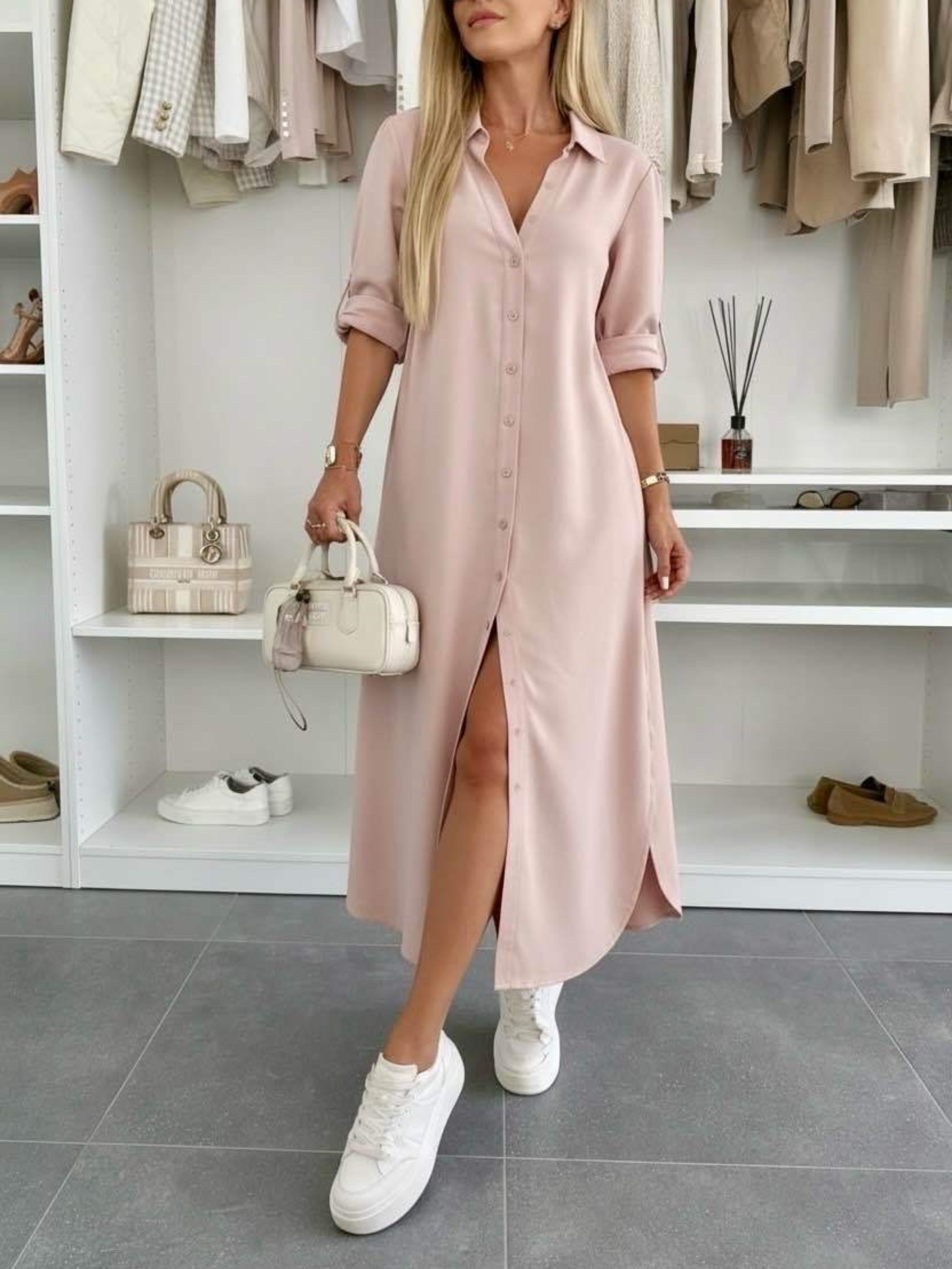 Nina Oversized Shirt Dress