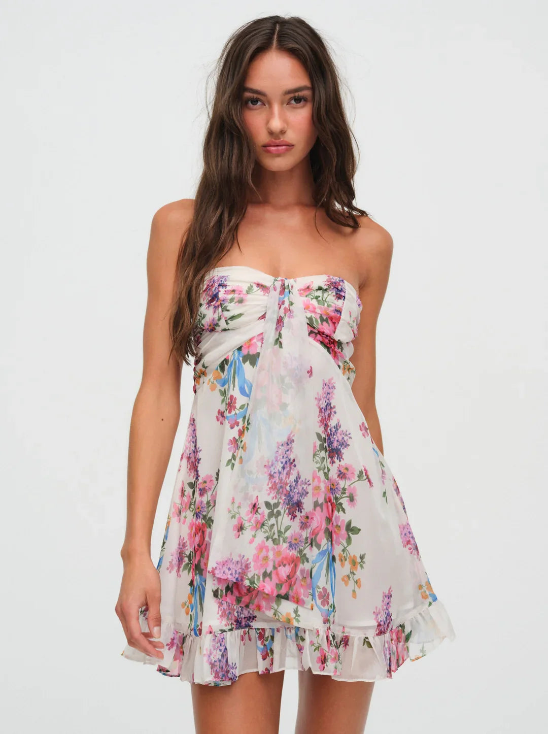 Vibrant Spring Mini Dress - LOUVELLI