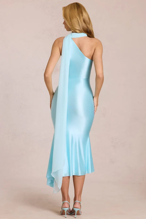 Alba Scarf Midi Dress