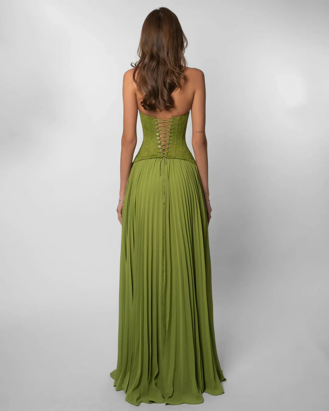 Priya Green Maxi Dress