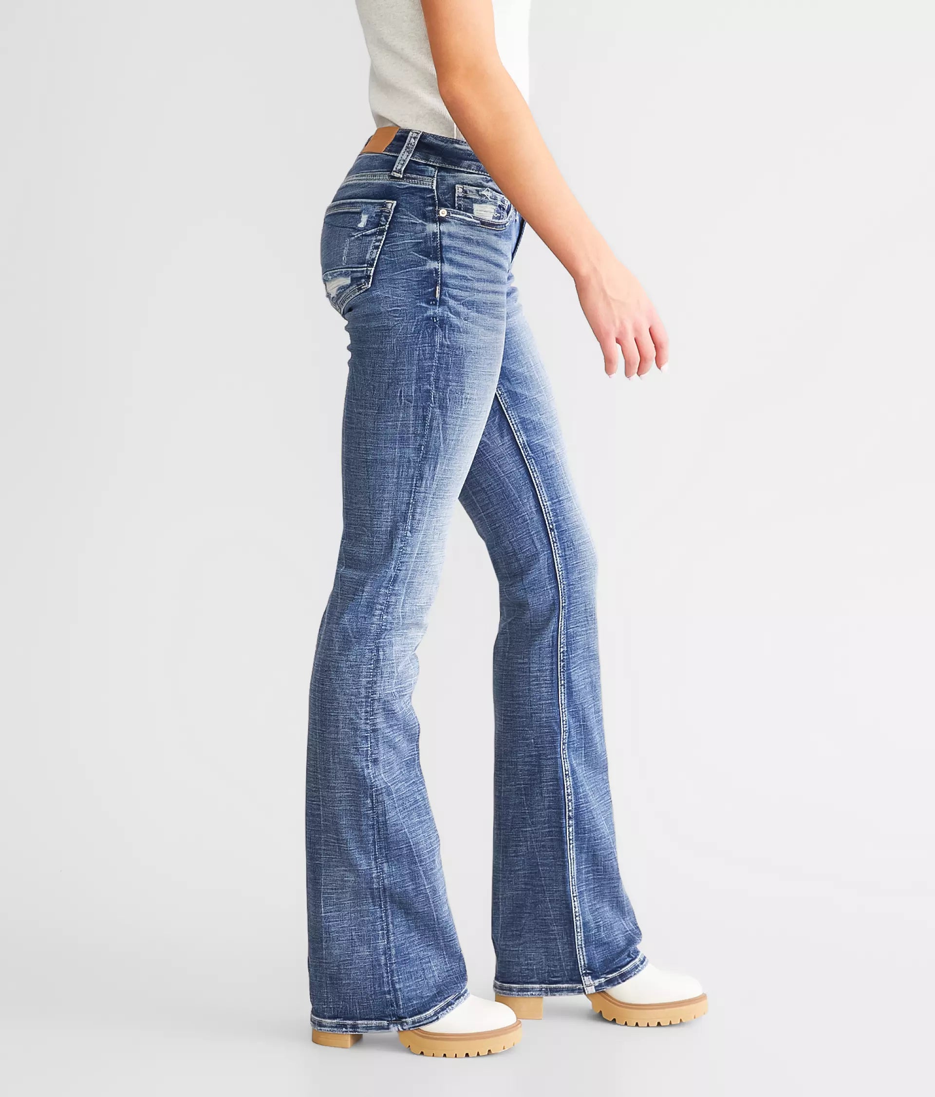Ellie Low Rise Bootcut Jeans