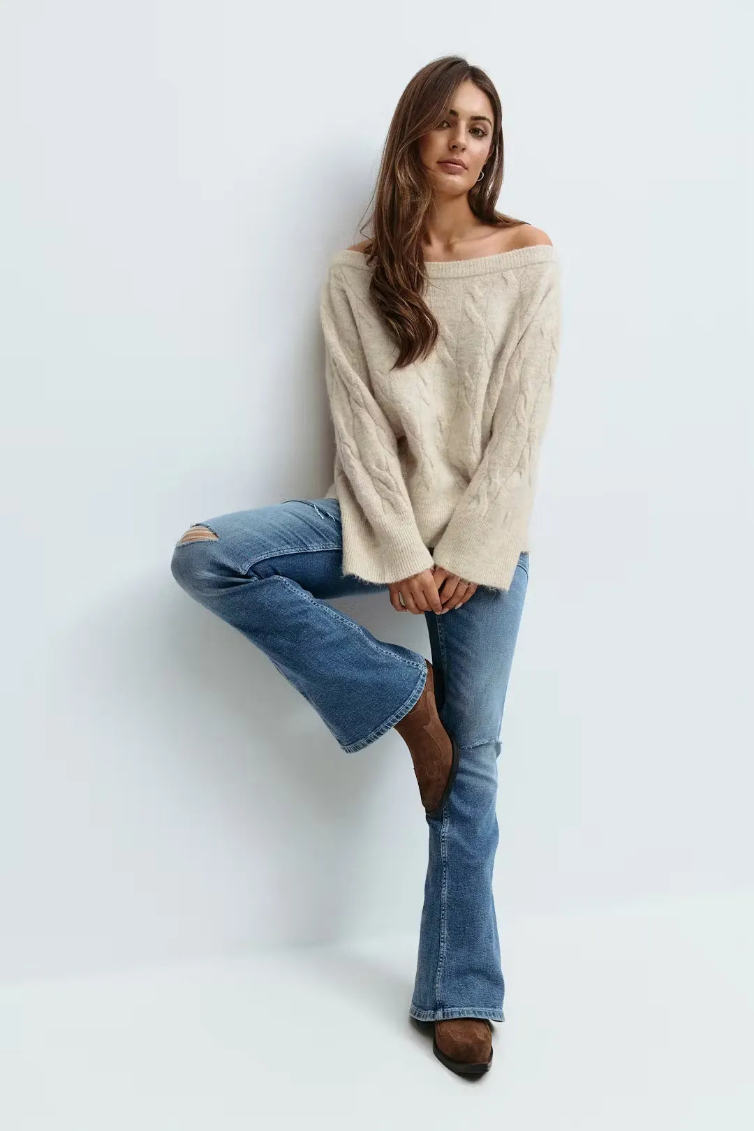 Mari Cable Knitted Sweater