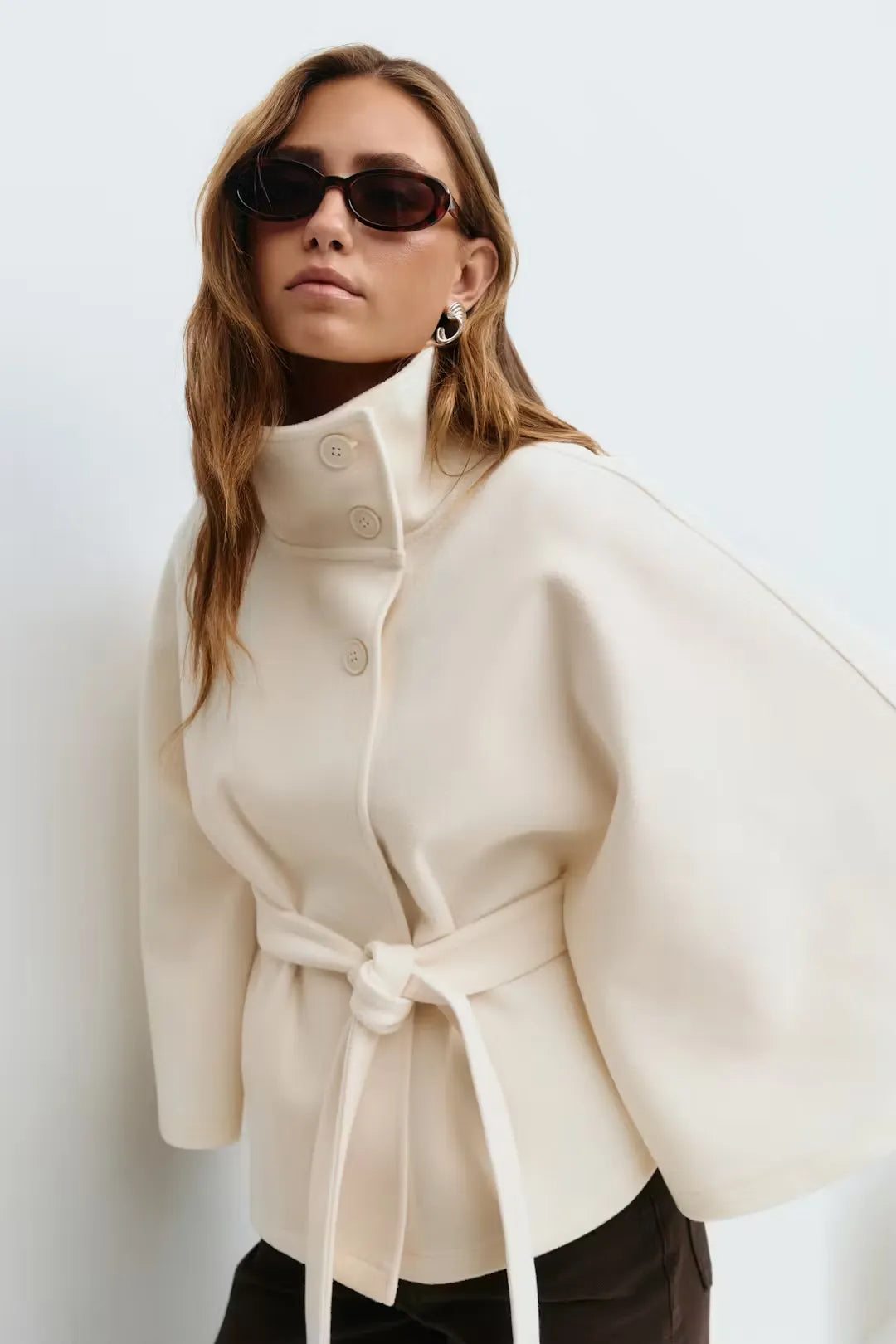 Clove Belt Cape Jacket