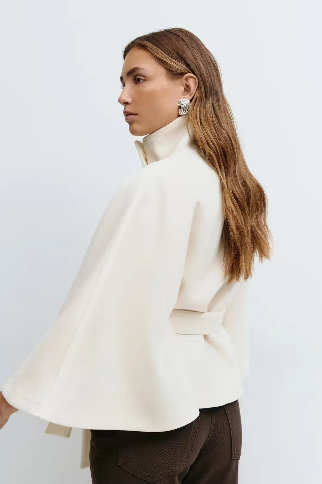 Clove Belt Cape Jacket