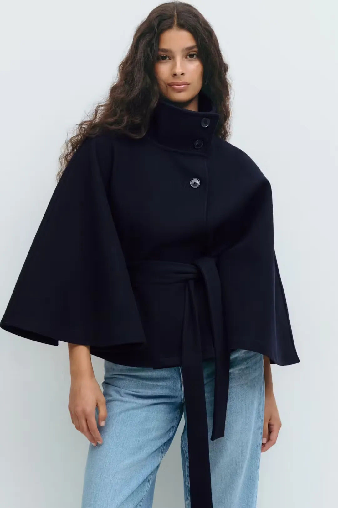 Clove Belt Cape Jacket