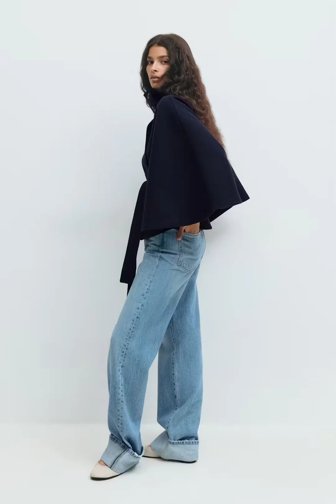 Clove Belt Cape Jacket