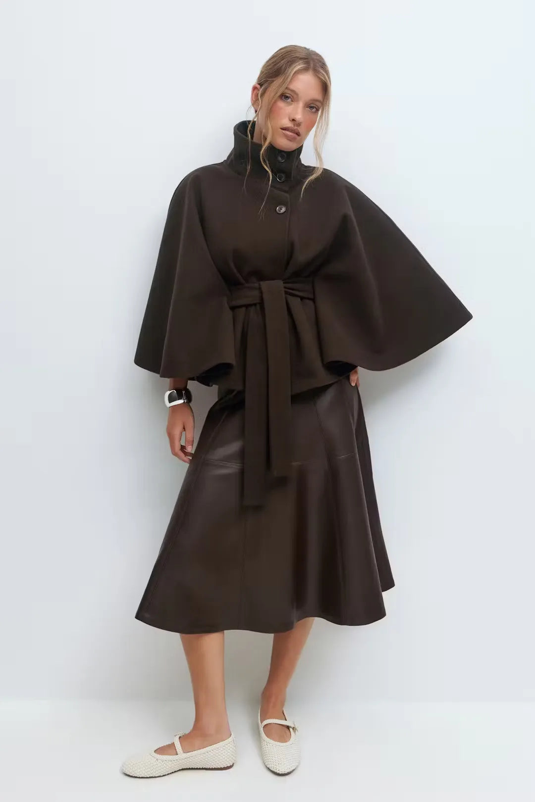Clove Belt Cape Jacket