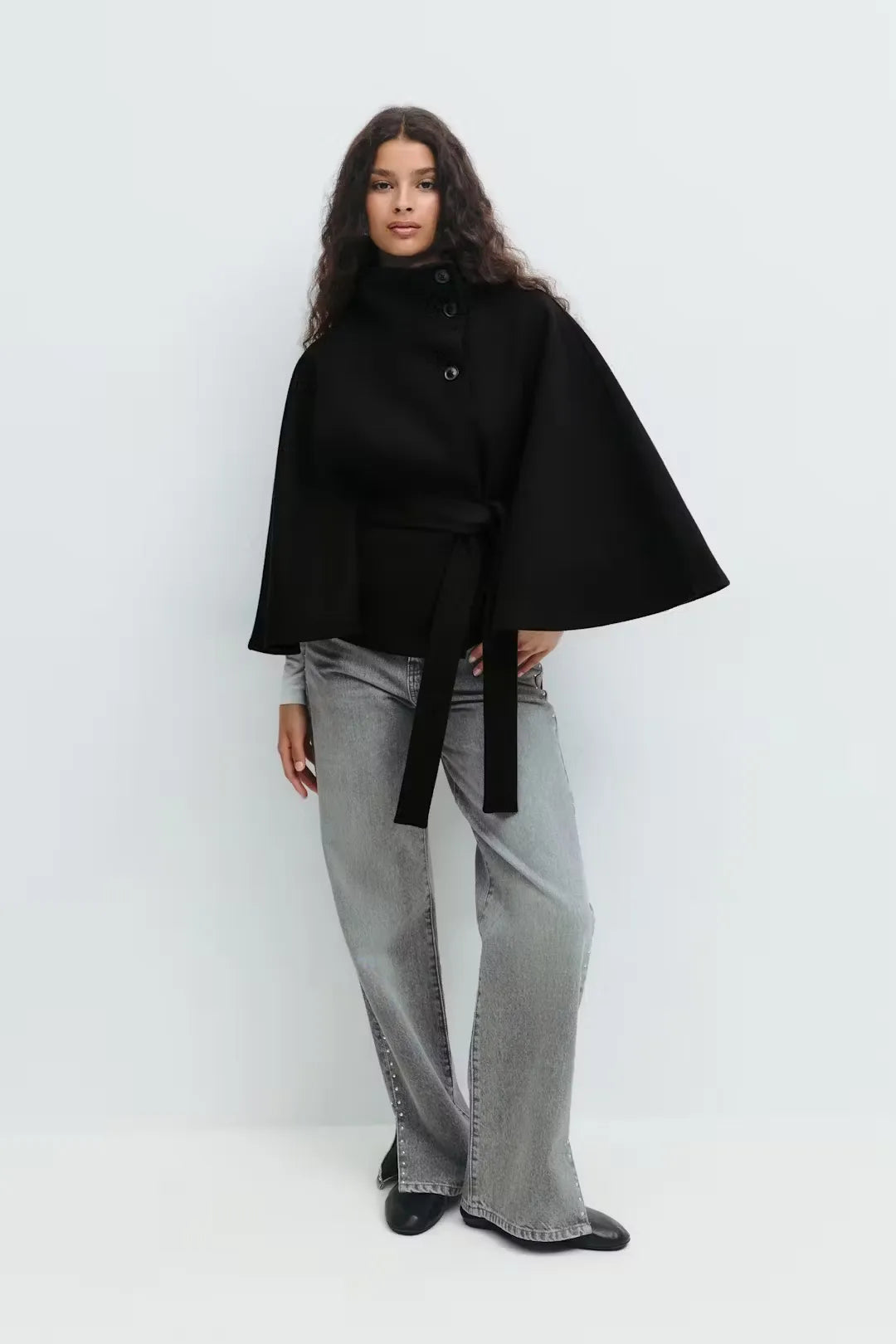 Clove Belt Cape Jacket